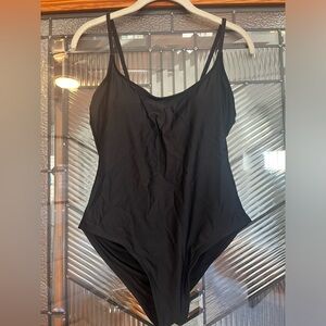 Worn once black one piece bathing suit